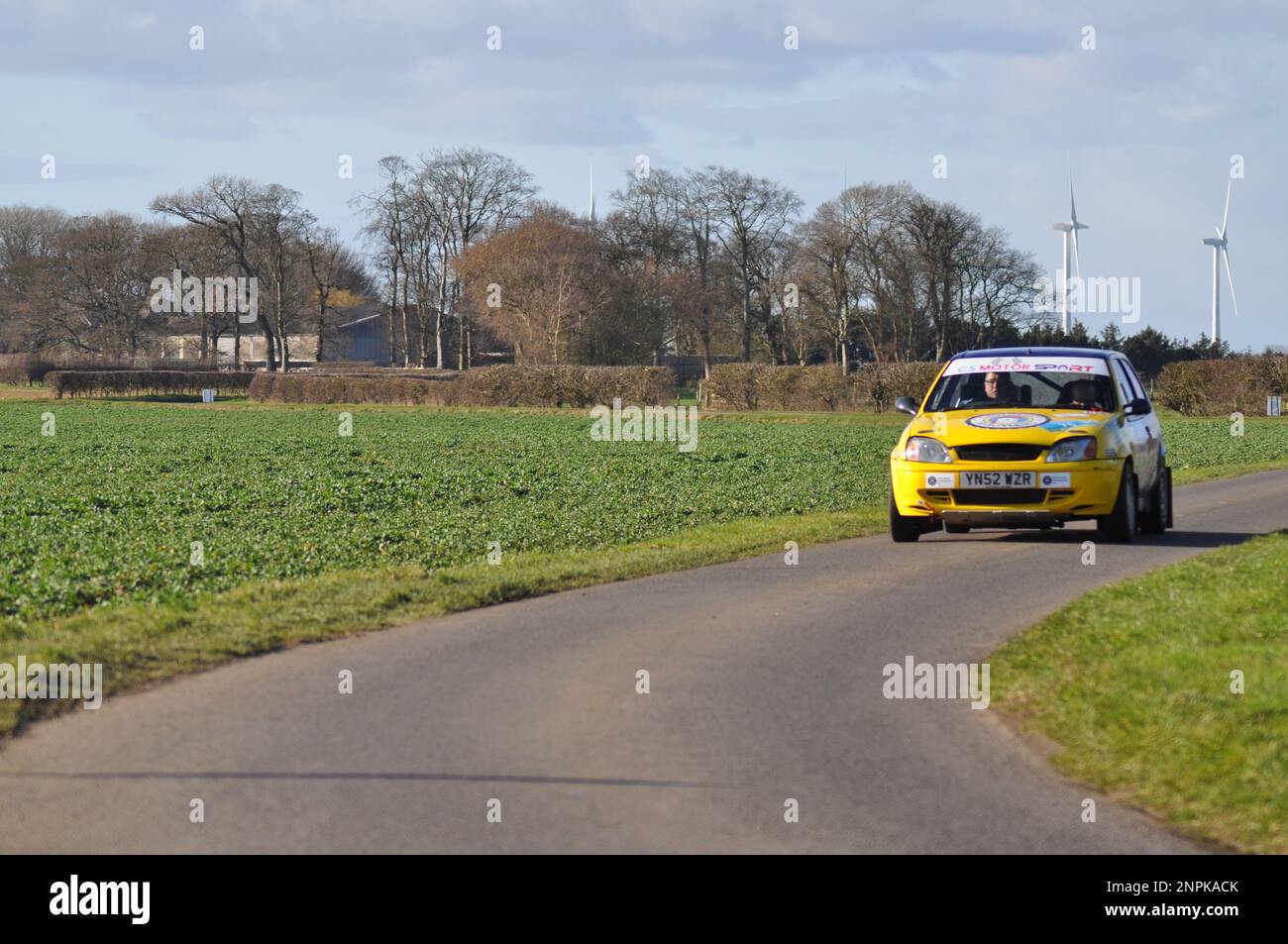 Reed Group, East Riding stages car Rally 2023 - Beverley and District Motor club, Aldbrough, East Riding of Yorkshire, Angleterre Banque D'Images