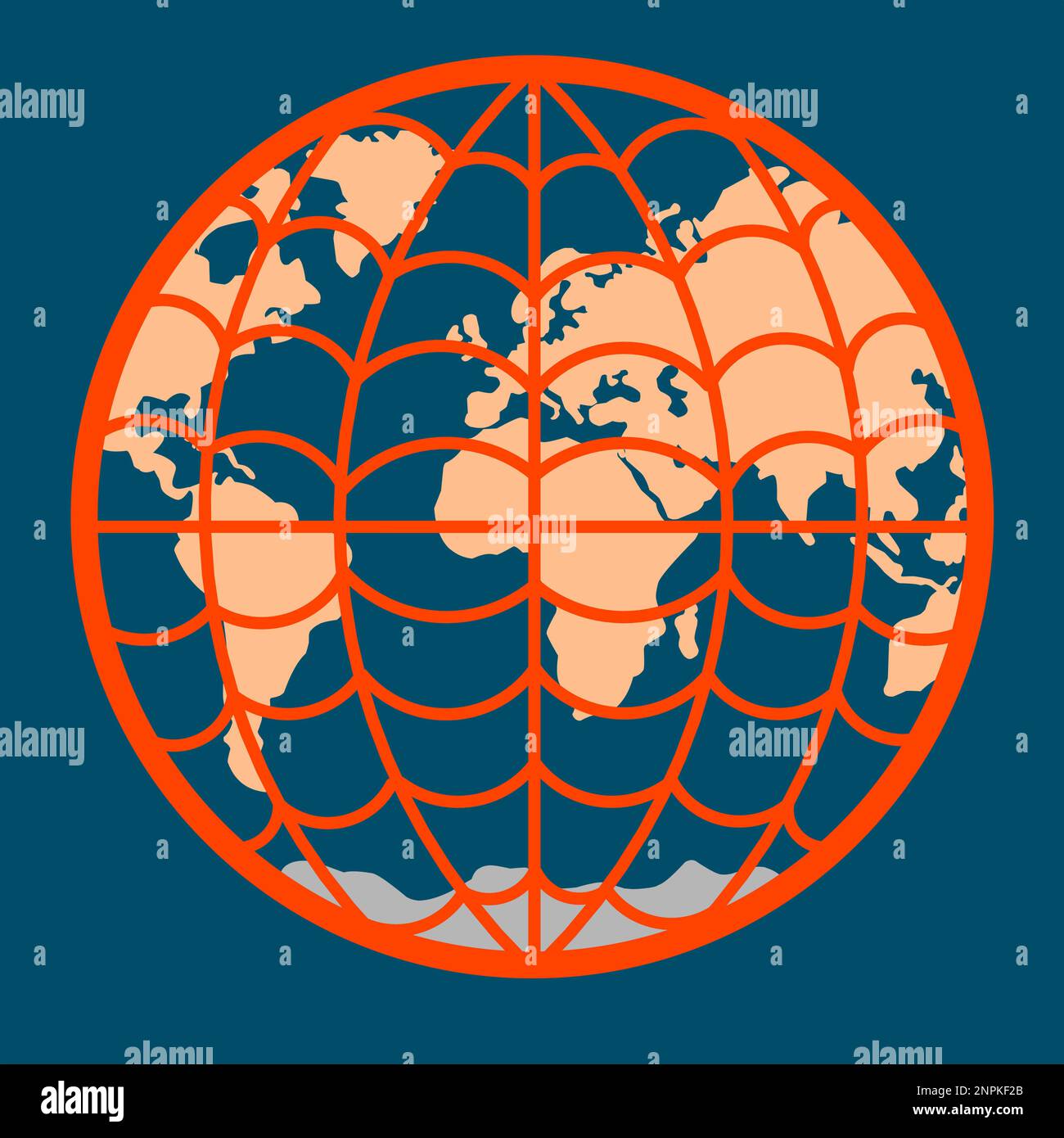 Rechercher dans World Wide Web - icônes vectorielles colorées Illustration de Vecteur