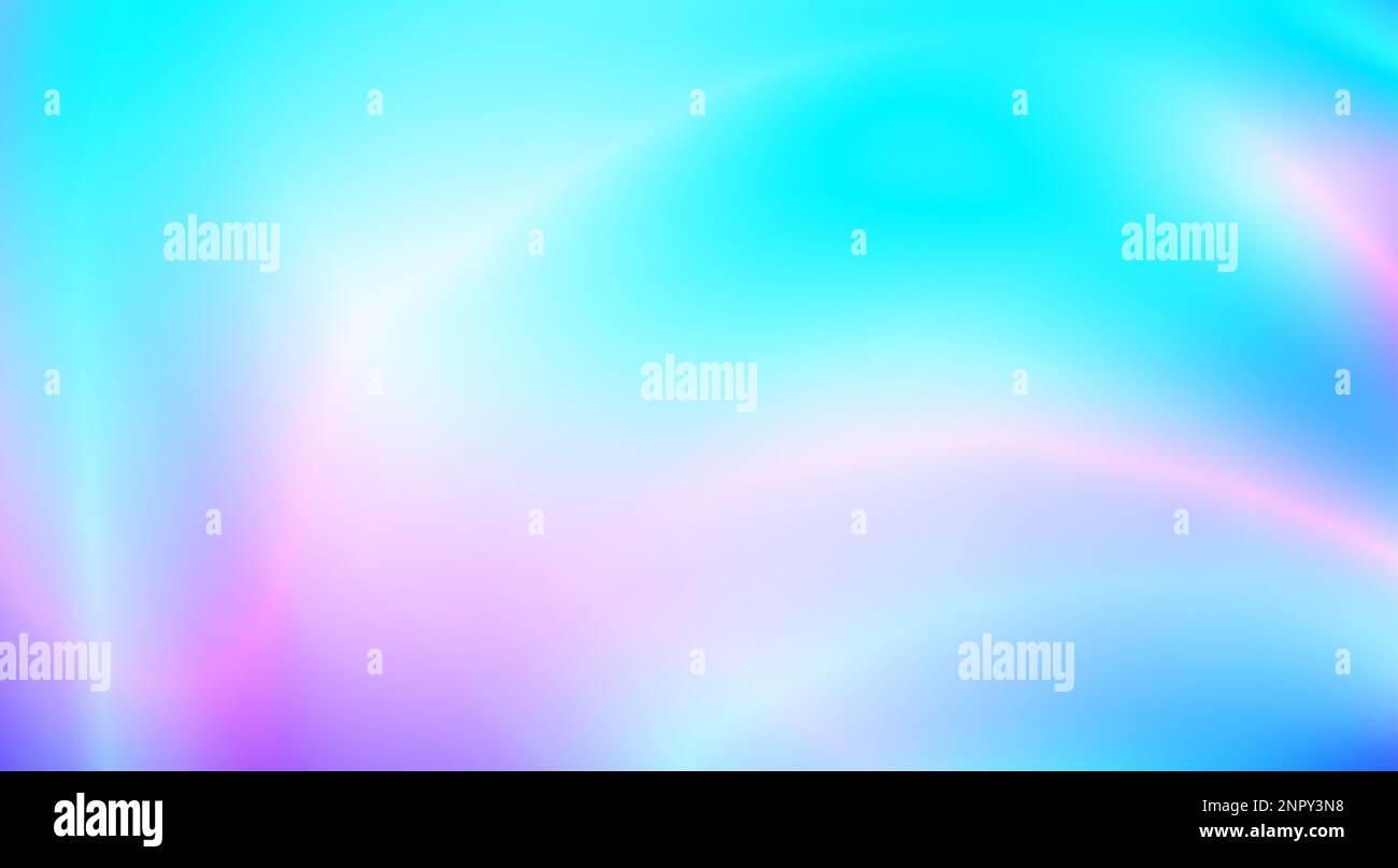 Radiance. Arrière-plan abstrait multicolore flou avec taches de couleur bleu turquoise et violet clair. Fond d'écran graphique tramé brillant Banque D'Images