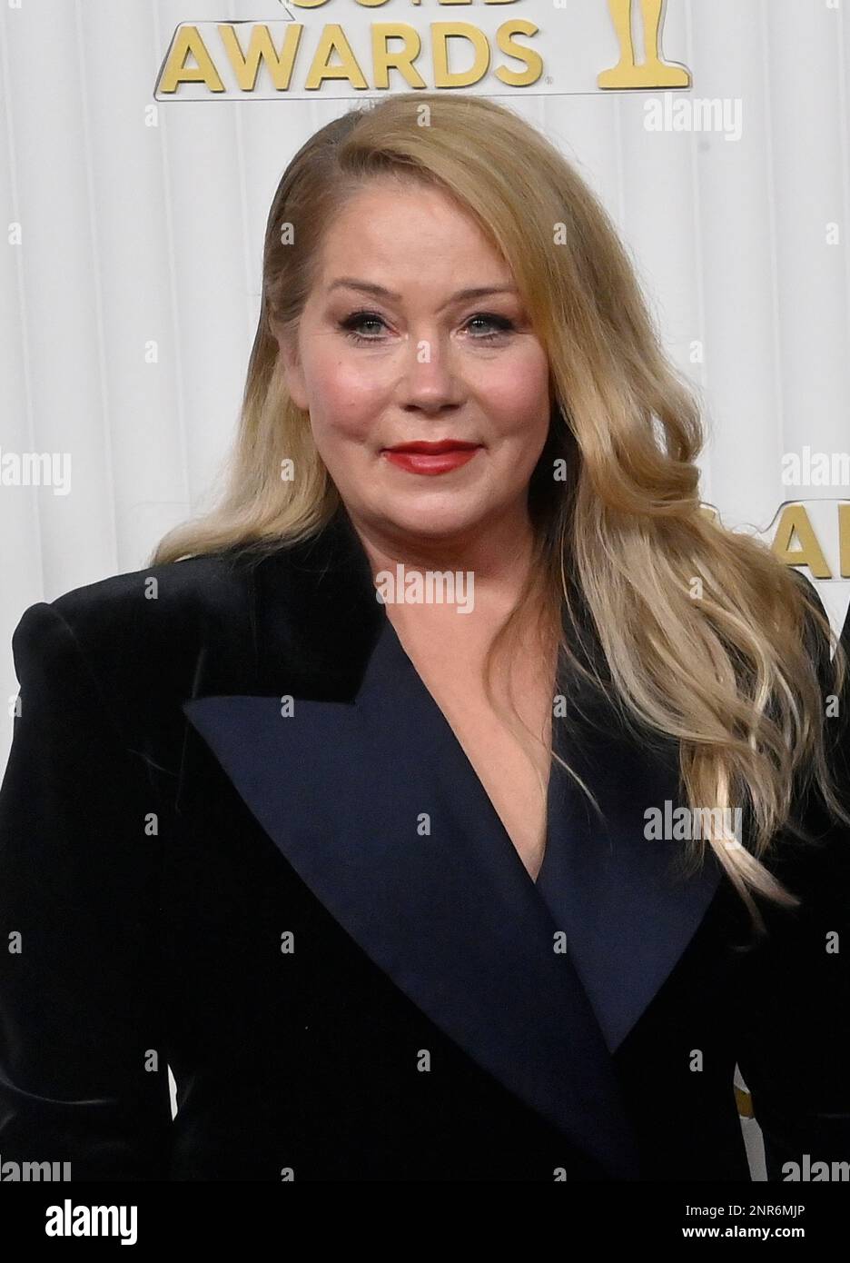 Los Angeles, États-Unis. 26th févr. 2023. Christina Applegate participe aux prix annuels 29th de la SAG au Fairmont Century Plaza de Los Angeles, en Californie, dimanche, à 26 février 2023. Photo de Jim Ruymen/UPI crédit: UPI/Alay Live News Banque D'Images