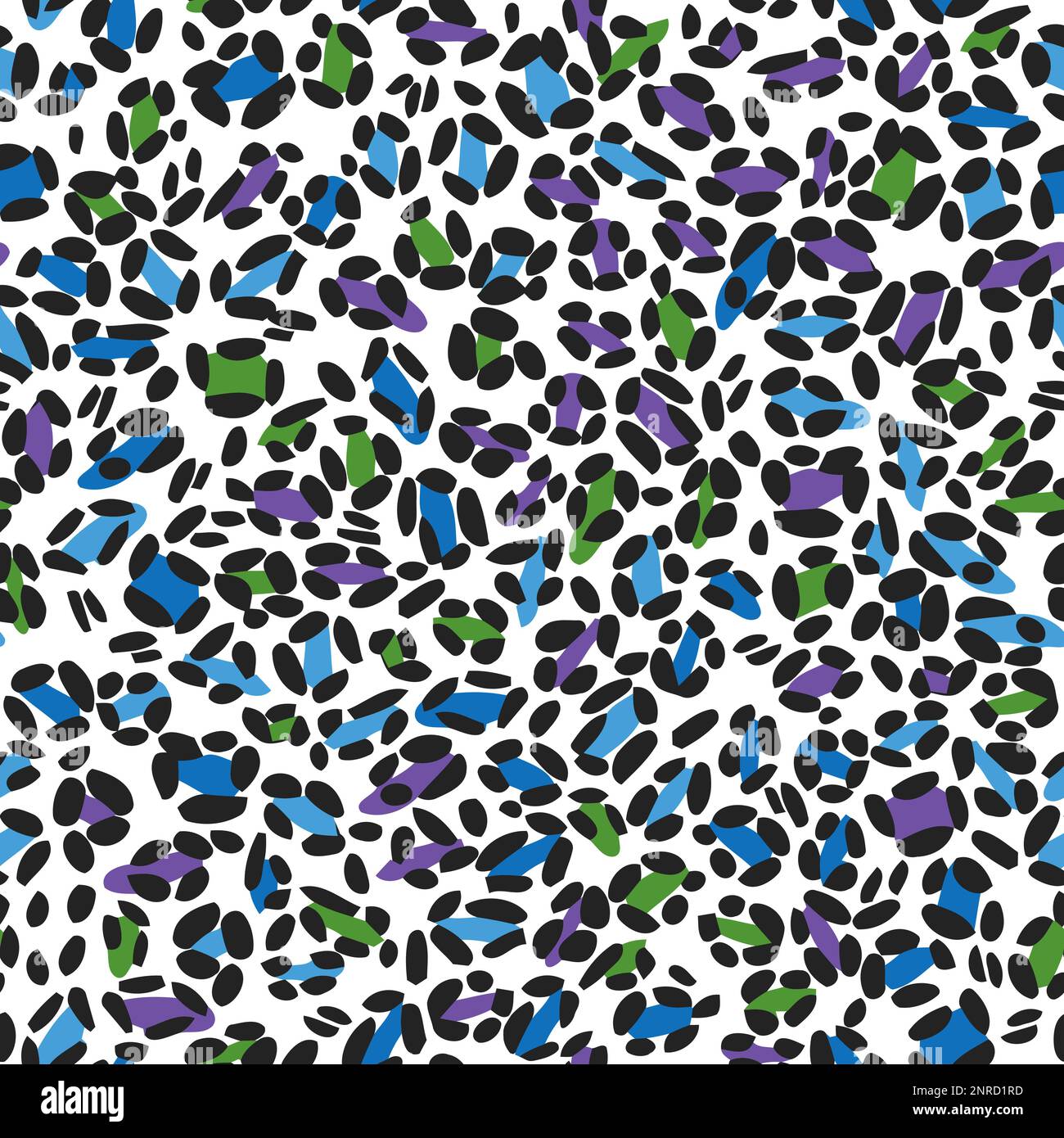 Motif de dessin vectoriel de peau à imprimé léopard multicolore. Illustration de Vecteur