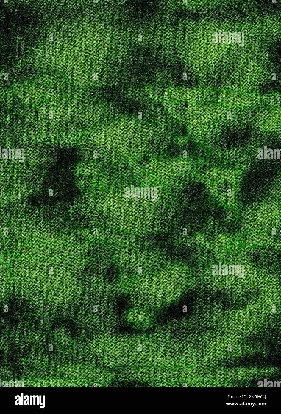 Texture du tissu dans différentes nuances de vert. Banque D'Images