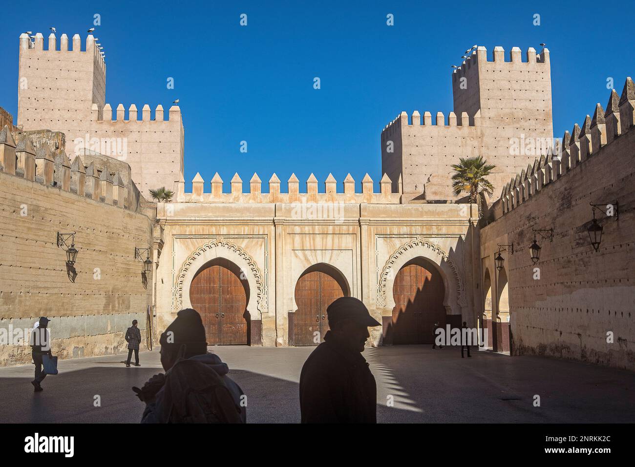 Bab dekkakin. Fès El Jedid, Maroc Banque D'Images