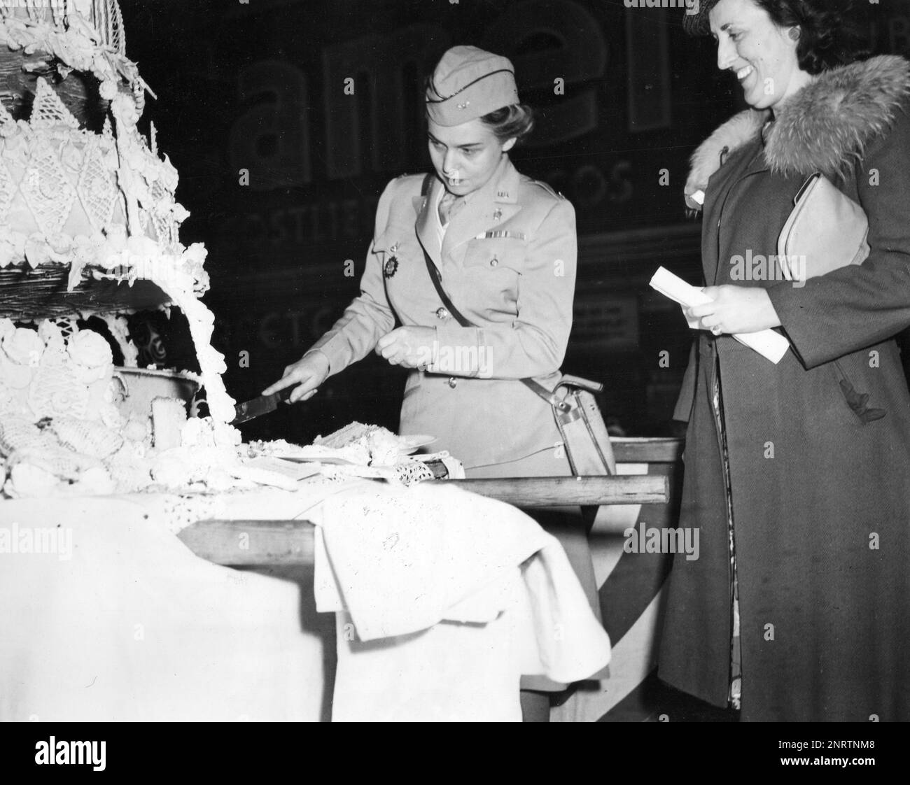 Corps d'armée des femmes WW2 Banque D'Images