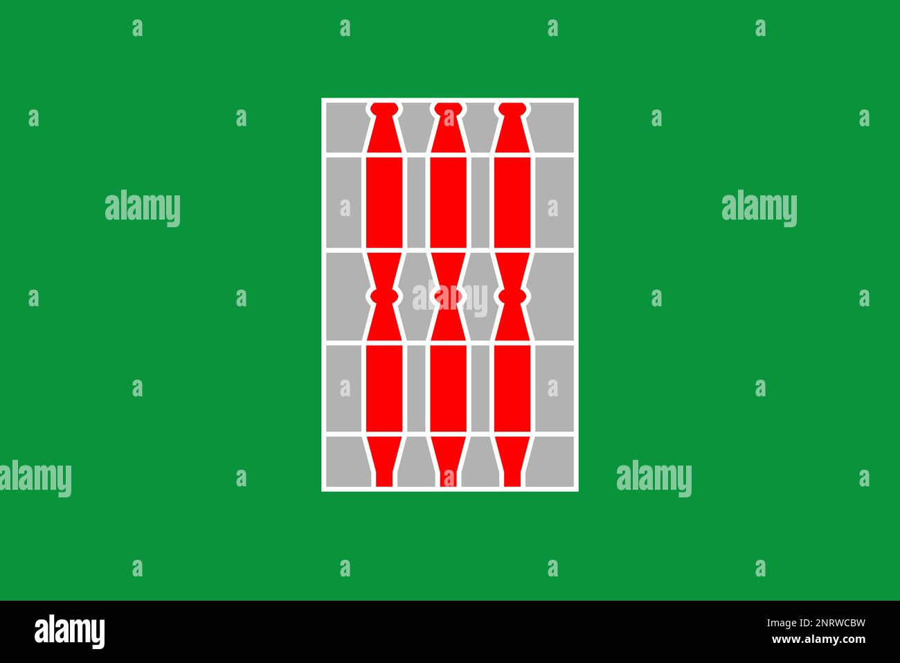 Drapeau régional de l'Ombrie Banque D'Images