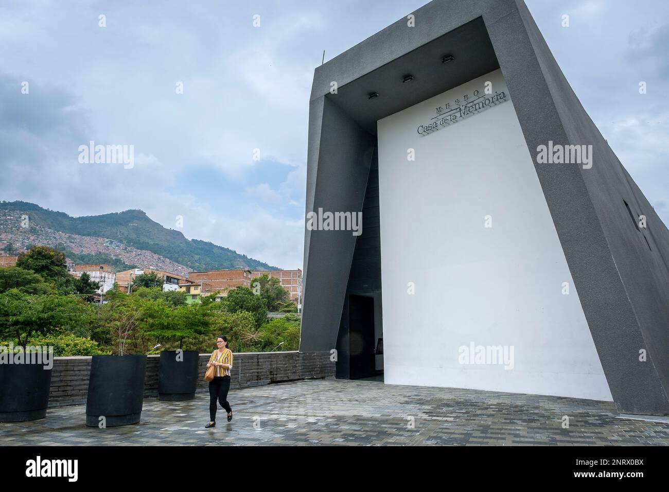 Maison de la mémoire, du musée Museo Casa de la Memoria, Medellín, Colombie Banque D'Images