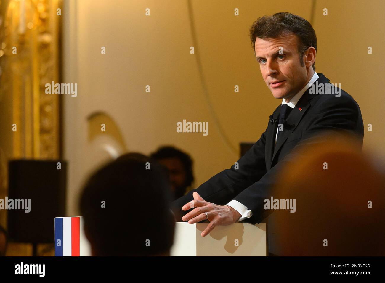 Paris, France, on 27 février 2023, Discours du Président de la
