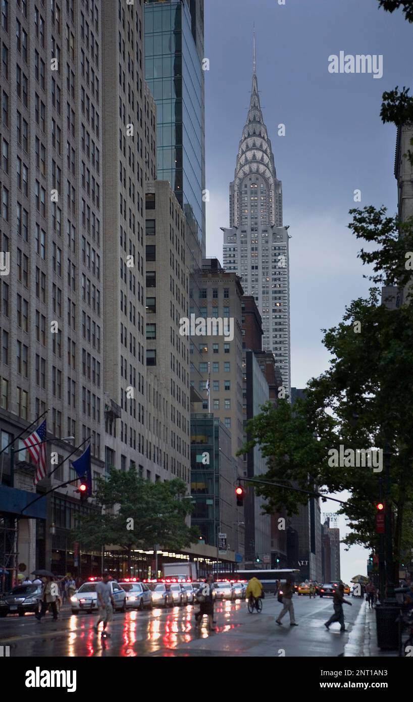 Chrysler building,en 42 e st, New York City, USA Banque D'Images