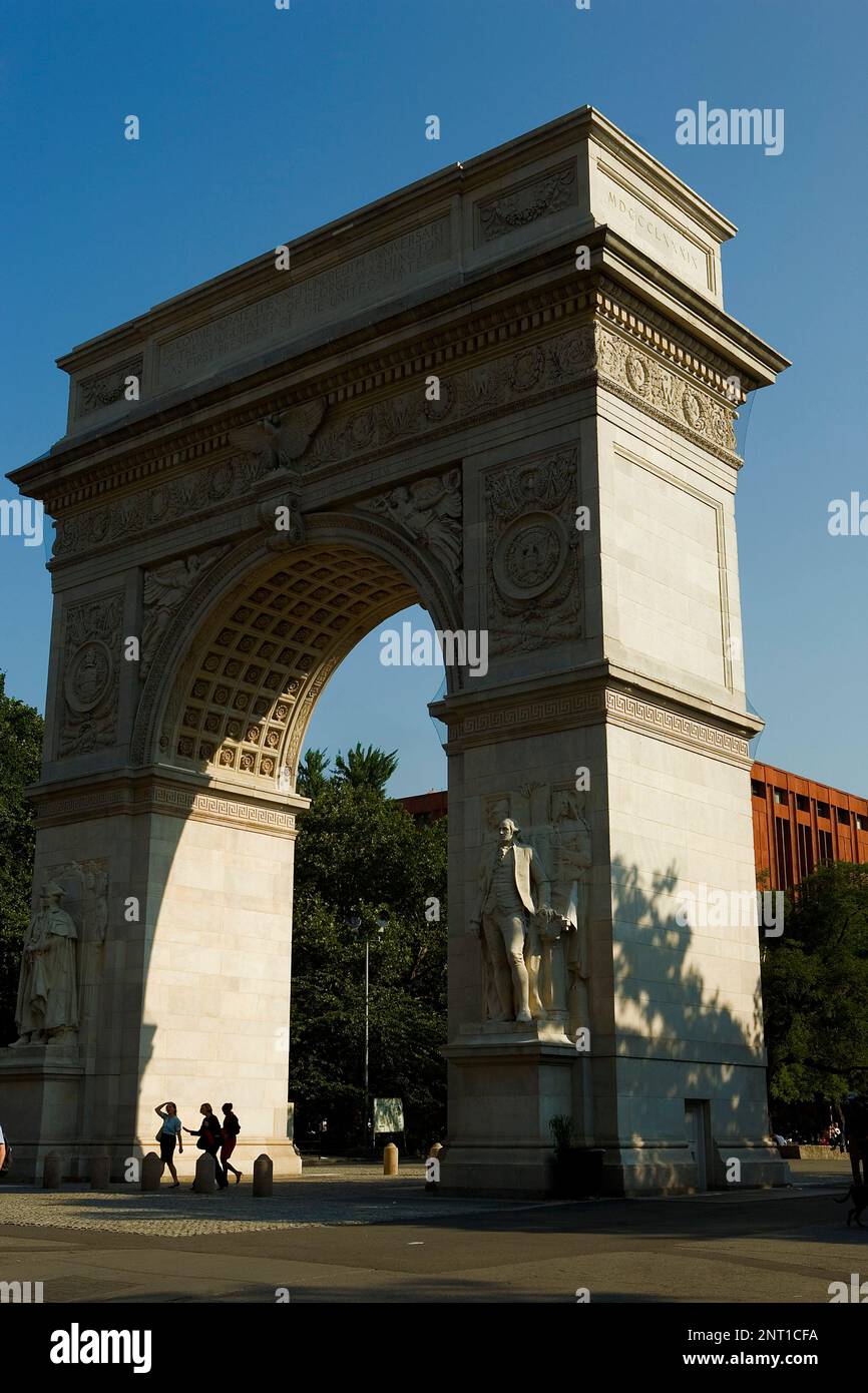 Washington Square Park, New York City, USA Banque D'Images