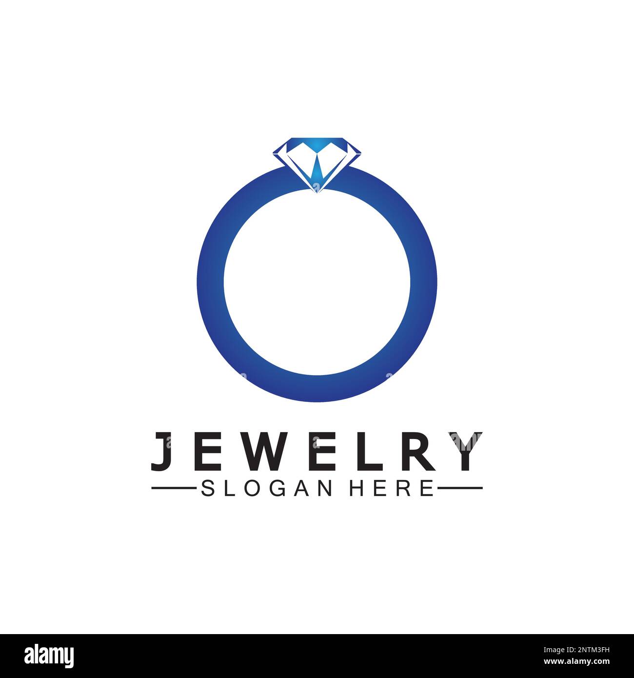 Un diamant abstrait pour le concept de design de logo d'affaires de bijoux Illustration de Vecteur