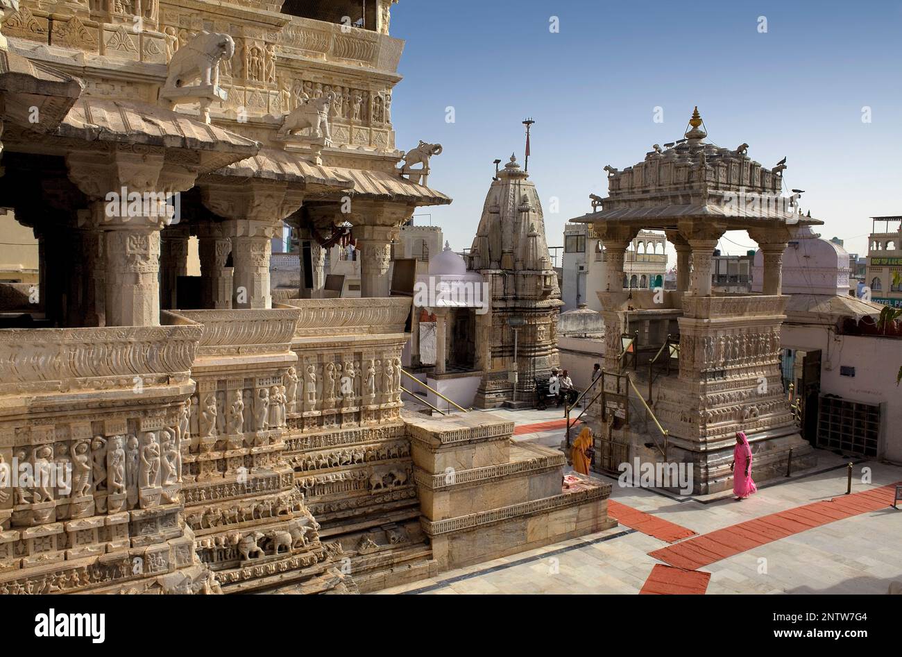 Jagdish Temple, Udaipur, Rajasthan, Inde Banque D'Images