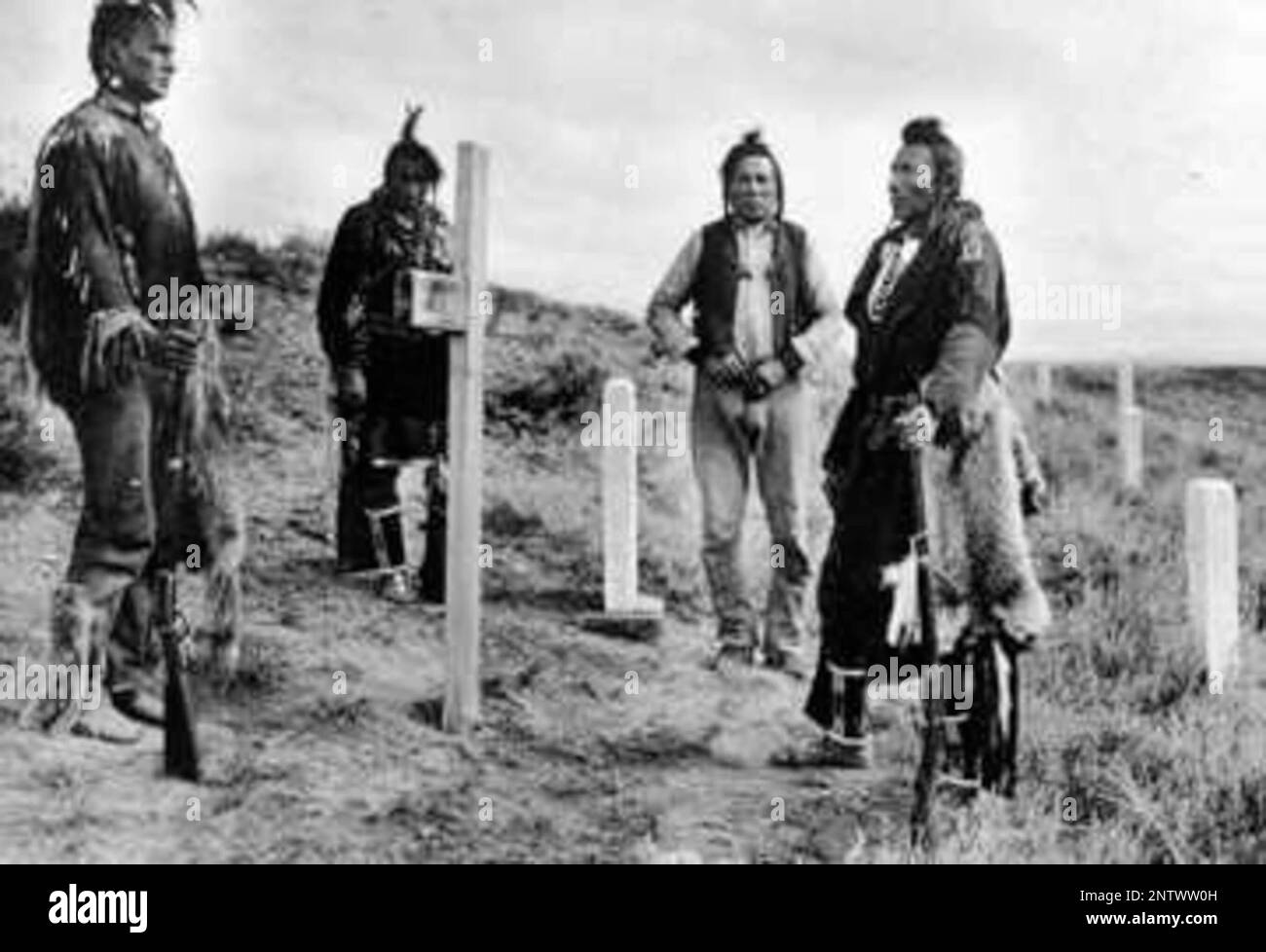 Little Bighorn Battlefield Banque D'Images