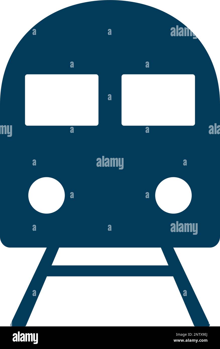 Icône de silhouette de la gare. Vecteur modifiable. Illustration de Vecteur