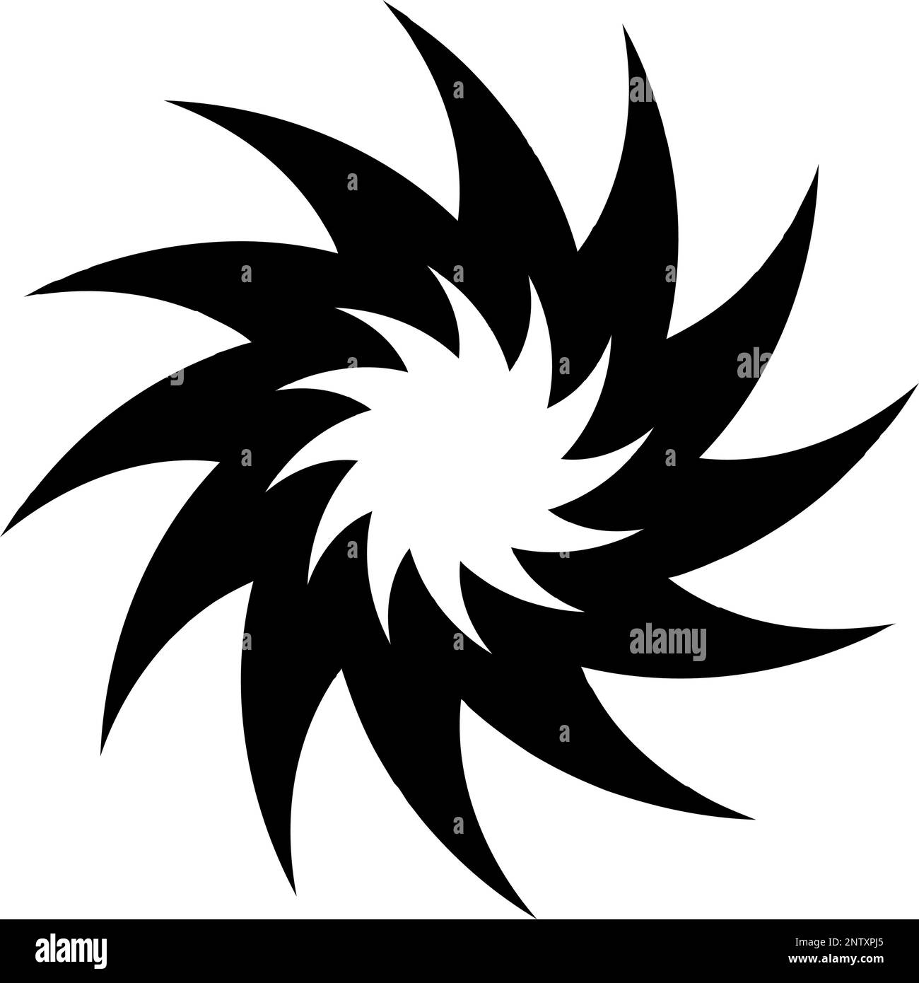 Icône en forme de typhon violent. Vecteur modifiable. Illustration de Vecteur
