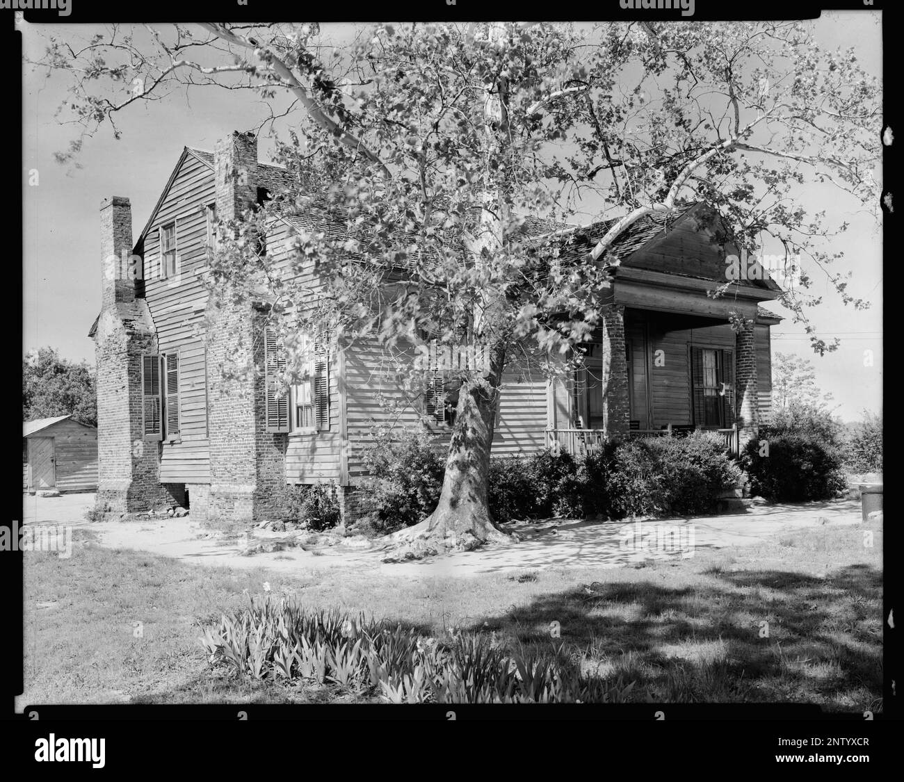 Kidd Robinson House, la Grange, Troup County, Géorgie. Carnegie Etude de l'architecture du Sud. États-Unis, Géorgie, Troup County, la Grange, Maisons, Porches. Banque D'Images