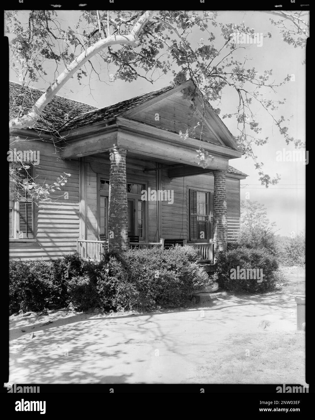 Kidd Robinson House, la Grange, Troup County, Géorgie. Carnegie Etude de l'architecture du Sud. États-Unis, Géorgie, Troup County, la Grange, Columns, Porches, maisons. Banque D'Images