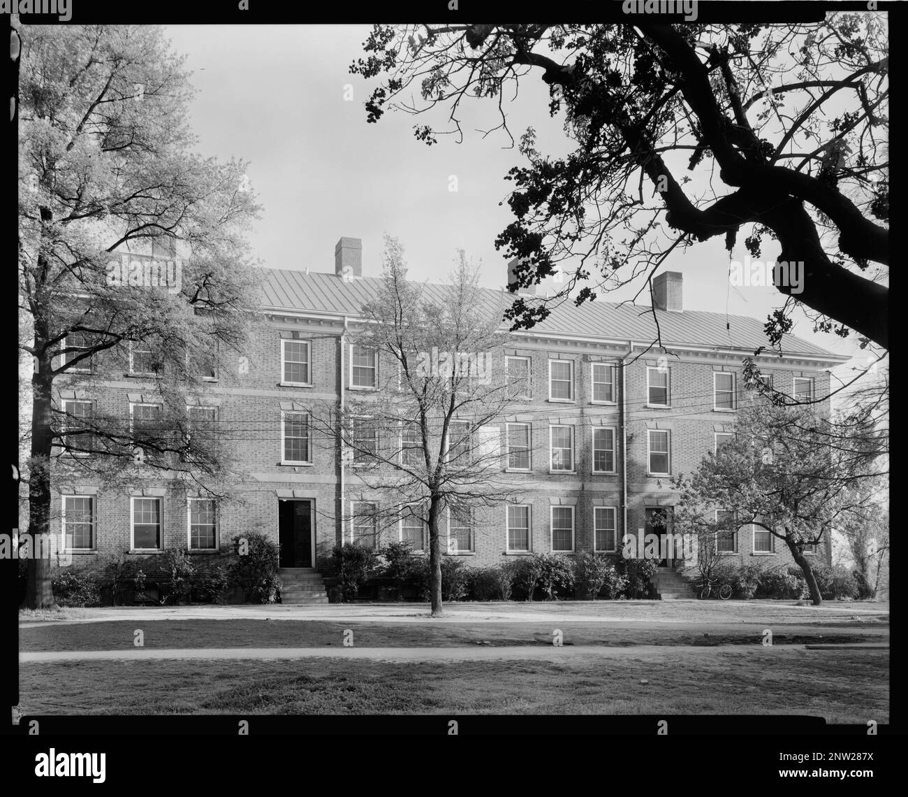 Old College, U. of GA, Athènes, Comté de Clarke, Géorgie. Carnegie Etude de l'architecture du Sud. États-Unis, Géorgie, Clarke County, Athènes, écoles, Bâtiments. Banque D'Images