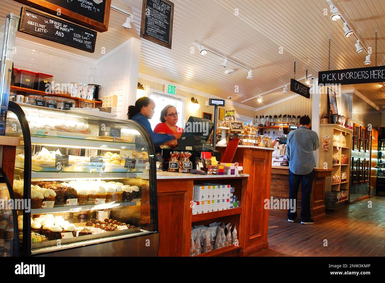 Un petit magasin de campagne dans la vallée de Napa Banque D'Images