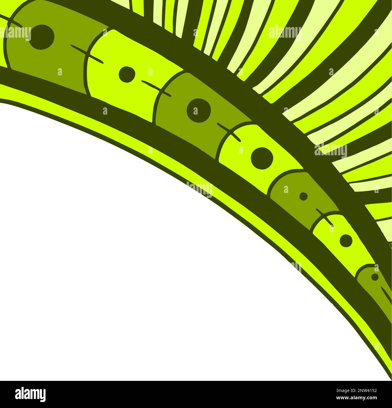 Cadre d'angle Illustration de Vecteur