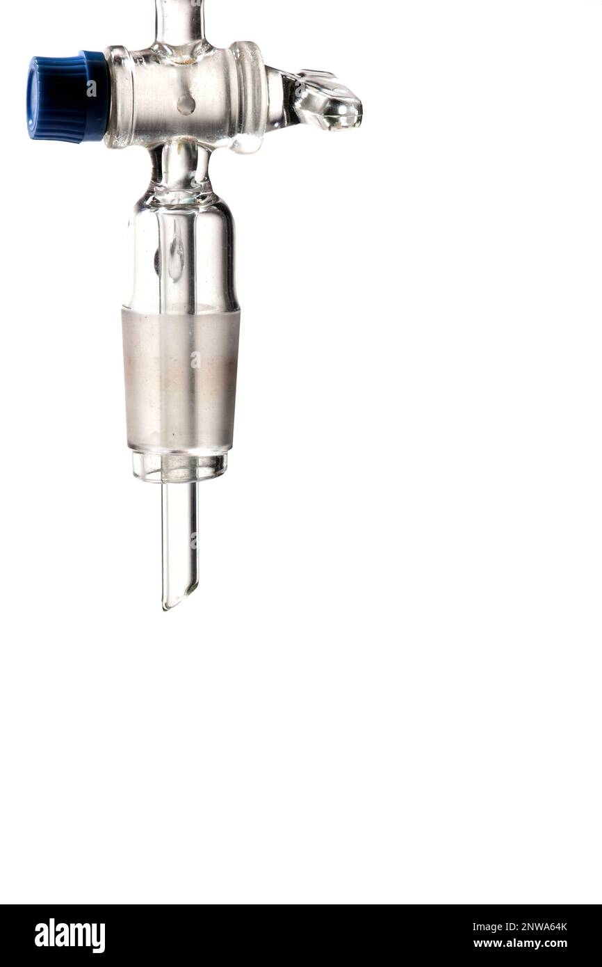 Flacons avec équipement de laboratoire pour produits chimiques Banque D'Images