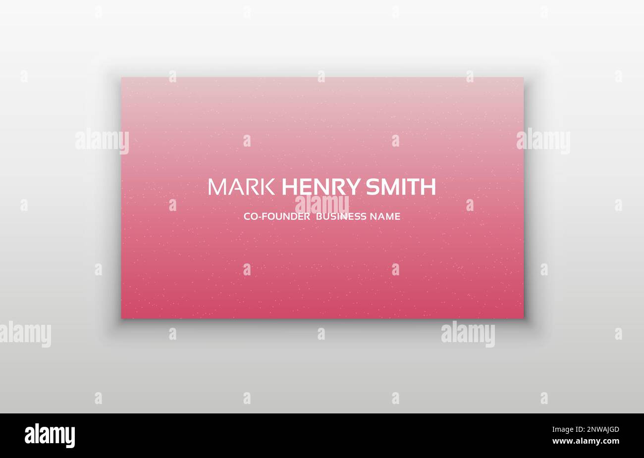 Cartes de visite Viva magenta. Modèle de carte de visite, illustration vectorielle. Fond vectoriel simple Viva magenta. Couleur de tendance de l'année 2023 Illustration de Vecteur