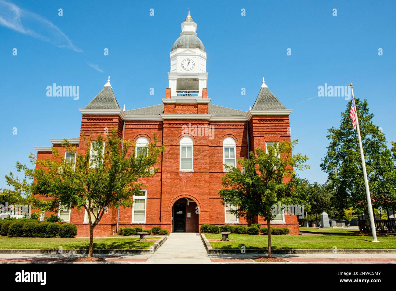Palais de justice du comté de Berrien, 101 East Marion Ave, Nashville, Géorgie Banque D'Images