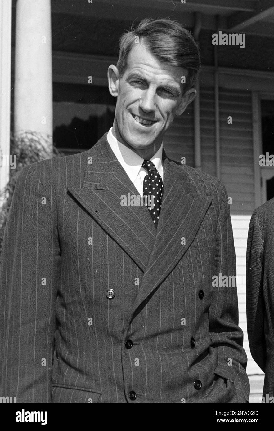 Edmund Hillary, Edmund Percival Hillary, Sir Edmund Percival Hillary (1919 – 2008) alpiniste et explorateur néo-zélandais Banque D'Images