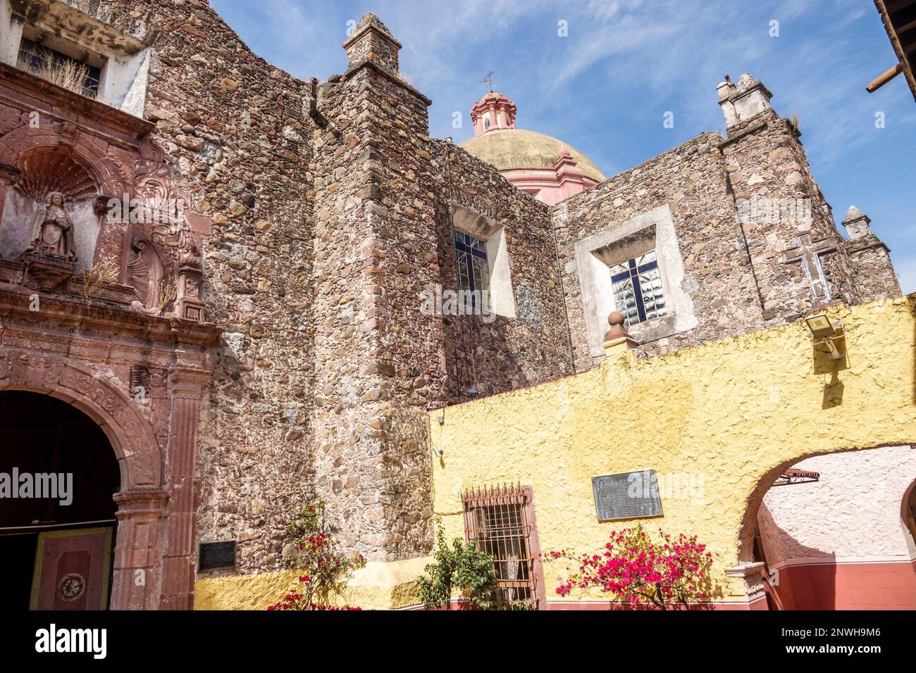 San Miguel de Allende Guanajuato Mexique,Historico Centre historique central Zona Centro,Oratorio de San Felipe Neri Oratoire,église,bâtiments,ci Banque D'Images