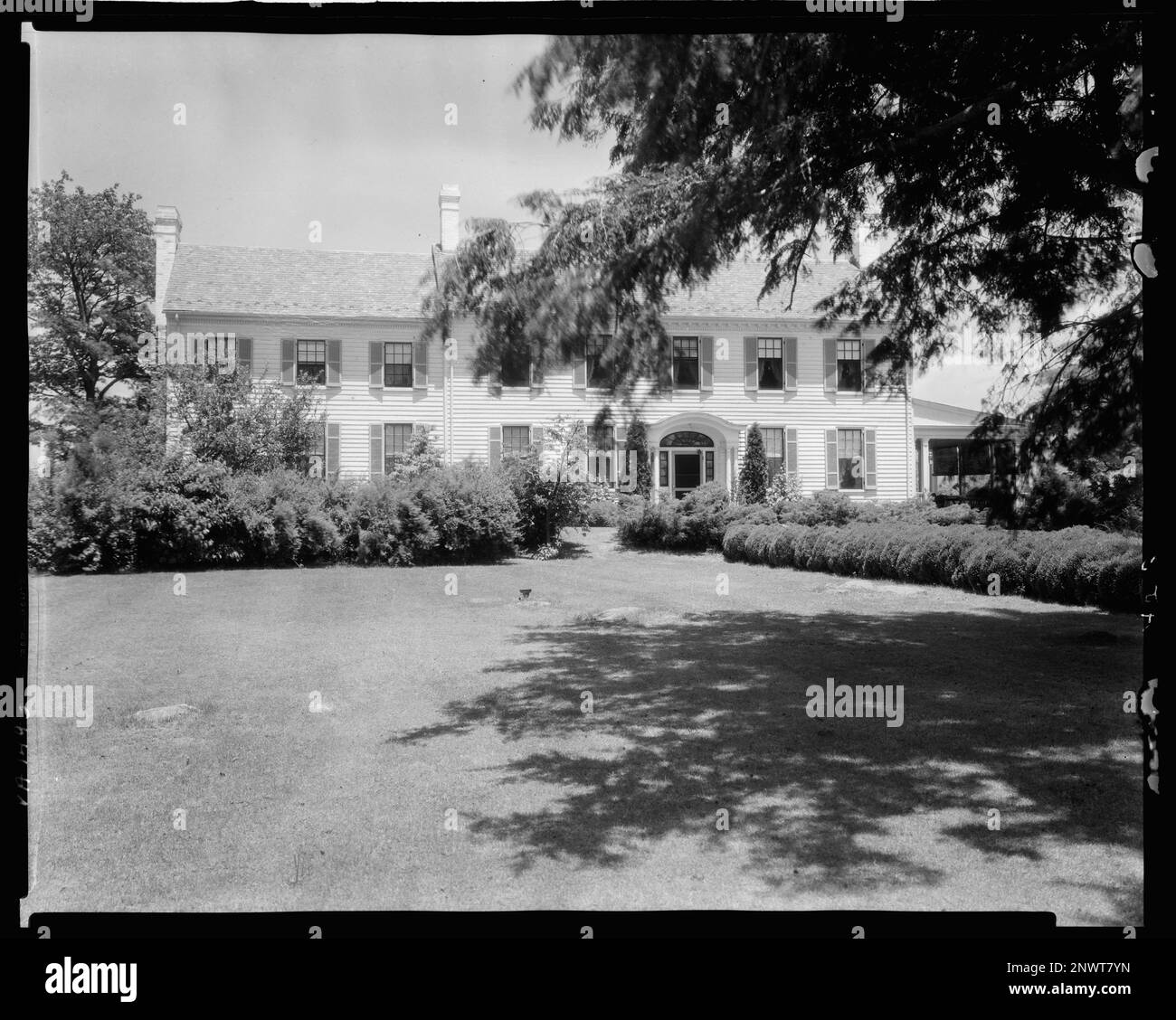 Martha's Farm, Lynchburg, Campbell County, Virginie. Carnegie Etude de l'architecture du Sud. États-Unis Virginia Campbell County Lynchburg, jardins, maisons. Banque D'Images