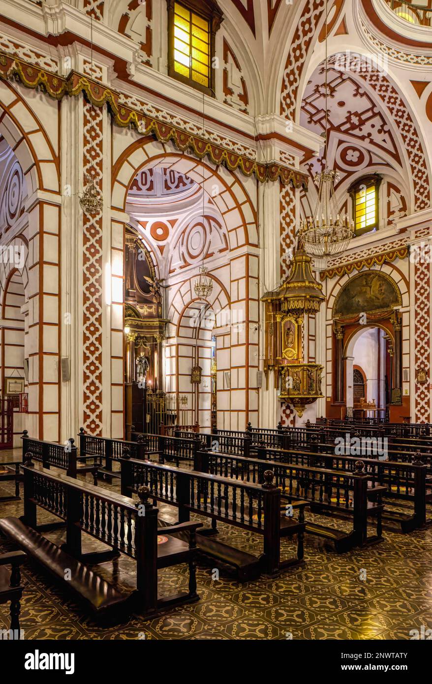 Basilique et couvent de San Francisco de Lima, Lima, Pérou Banque D'Images