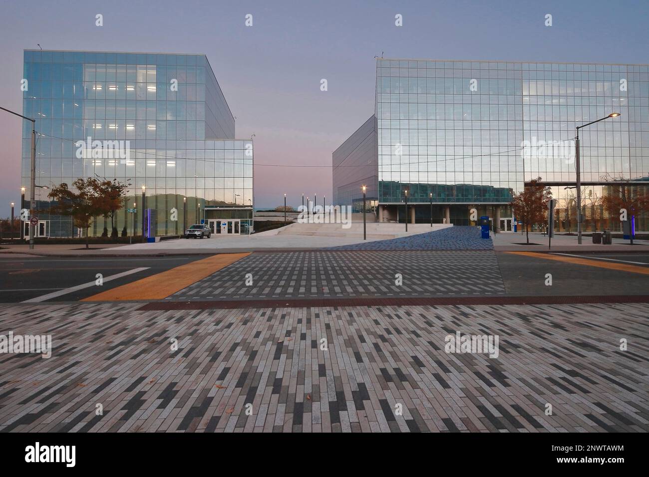 Architecture, campus universitaire, Montréal, province de Québec, Canada Banque D'Images