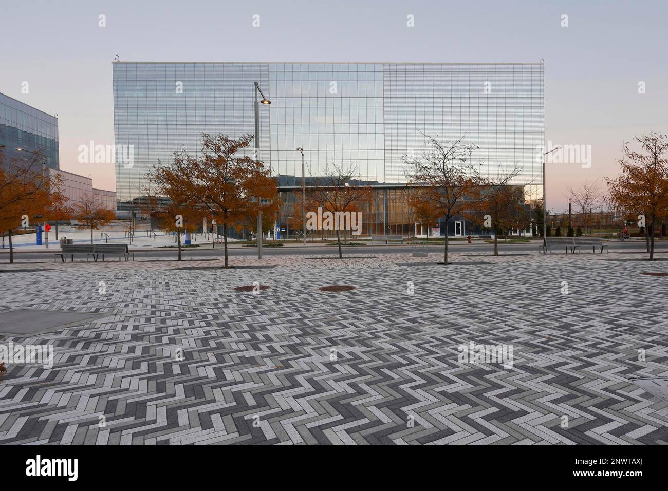 Architecture, campus universitaire, Montréal, province de Québec, Canada Banque D'Images