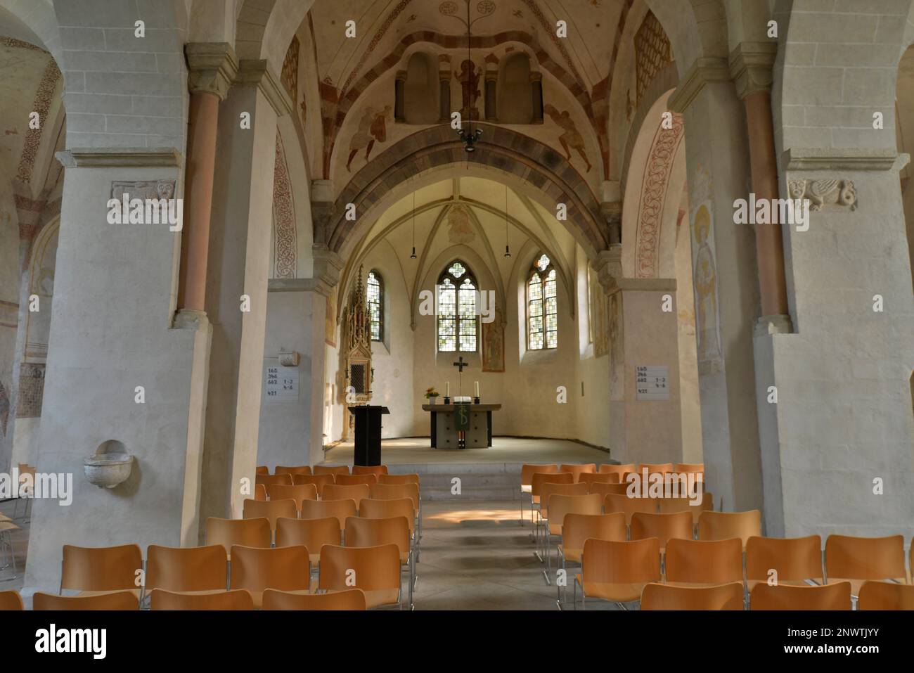 Eglise du village de Stiepel, Brockhauser Strasse, Stiepel, Bochum, Rhénanie-du-Nord-Westphalie, Allemagne Banque D'Images