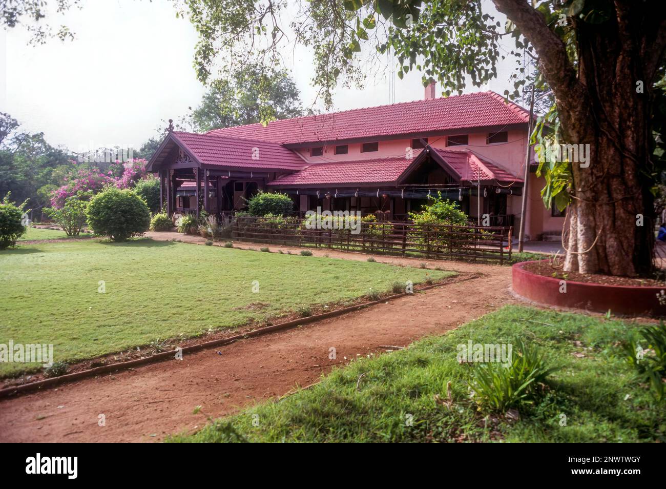 Jungle Lodge et station forestière à Karapura, Kabini, Karnataka, Inde du Sud, Inde, Asie Banque D'Images