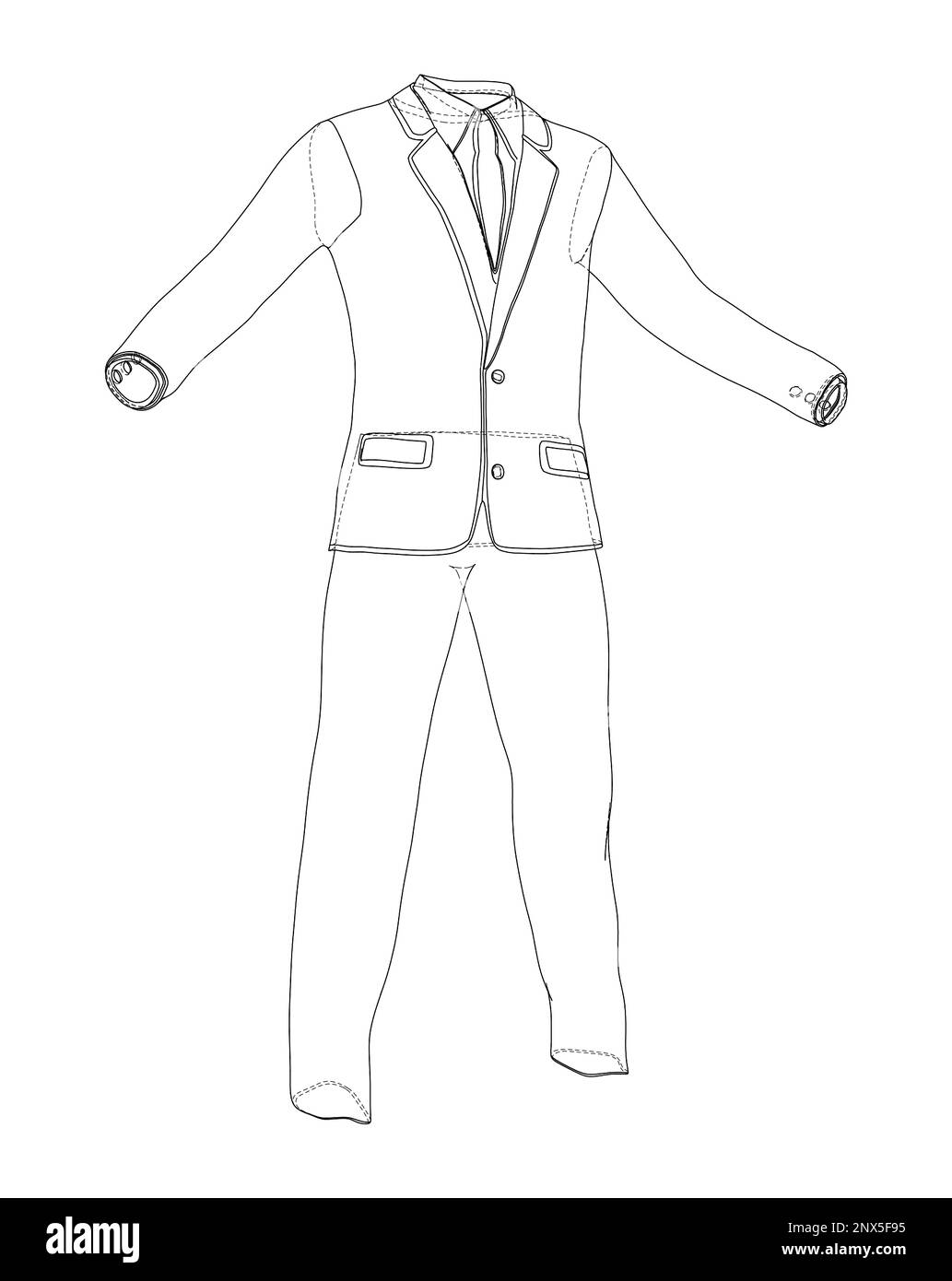 Costume élégant pour homme Banque D'Images Costume élégant pour homme Banque D'Images
