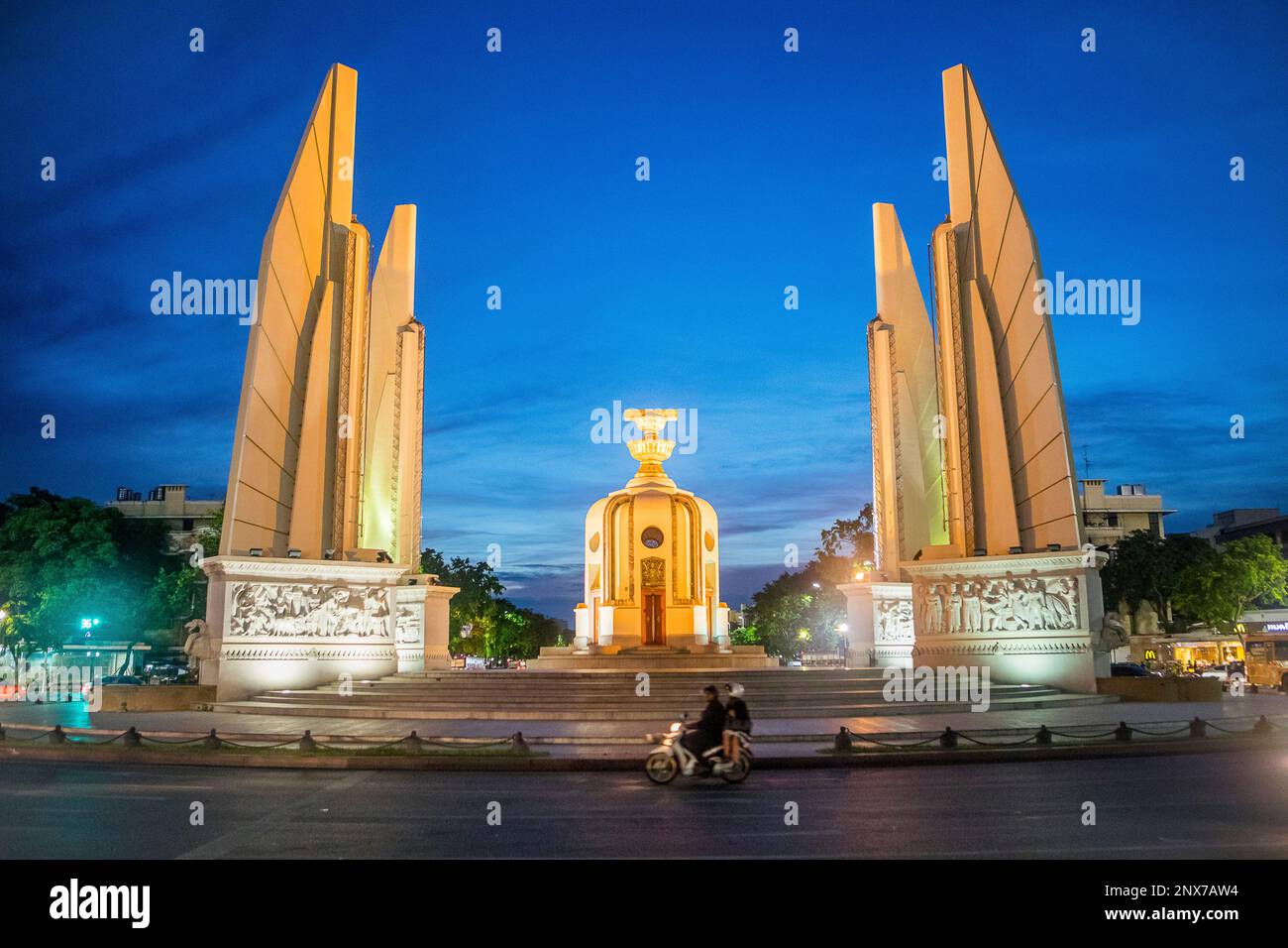 Le Monument de la démocratie, Bangkok, Thaïlande Banque D'Images