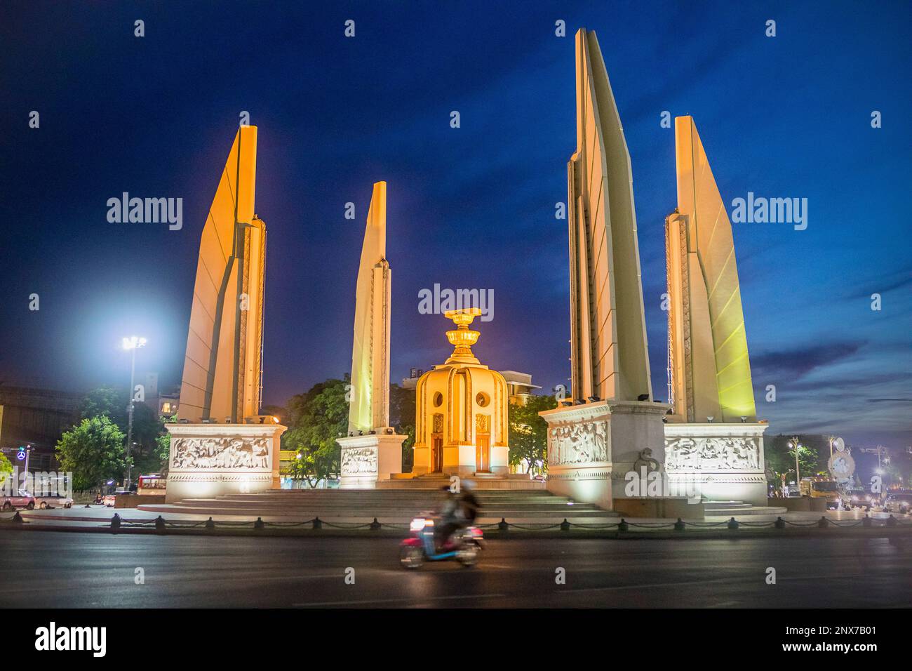 Le Monument de la démocratie, Bangkok, Thaïlande Banque D'Images