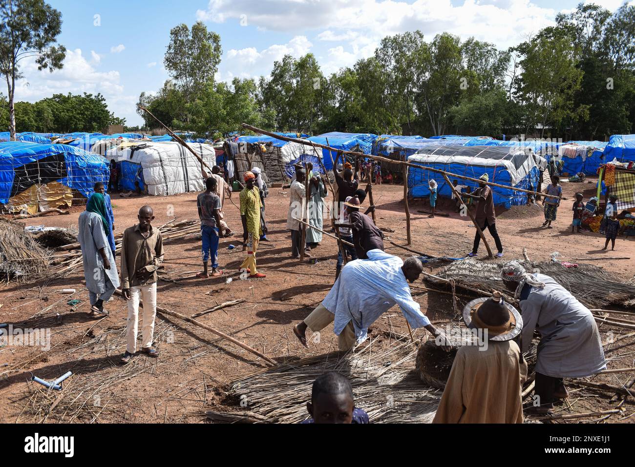 Nicolas Remene / le Pictorium - déplacement au Mali : personnes déplacées à l'intérieur du pays - 23/7/2020 - Mali / District de Bamako / Bamako - à l'intérieur du pays di Banque D'Images