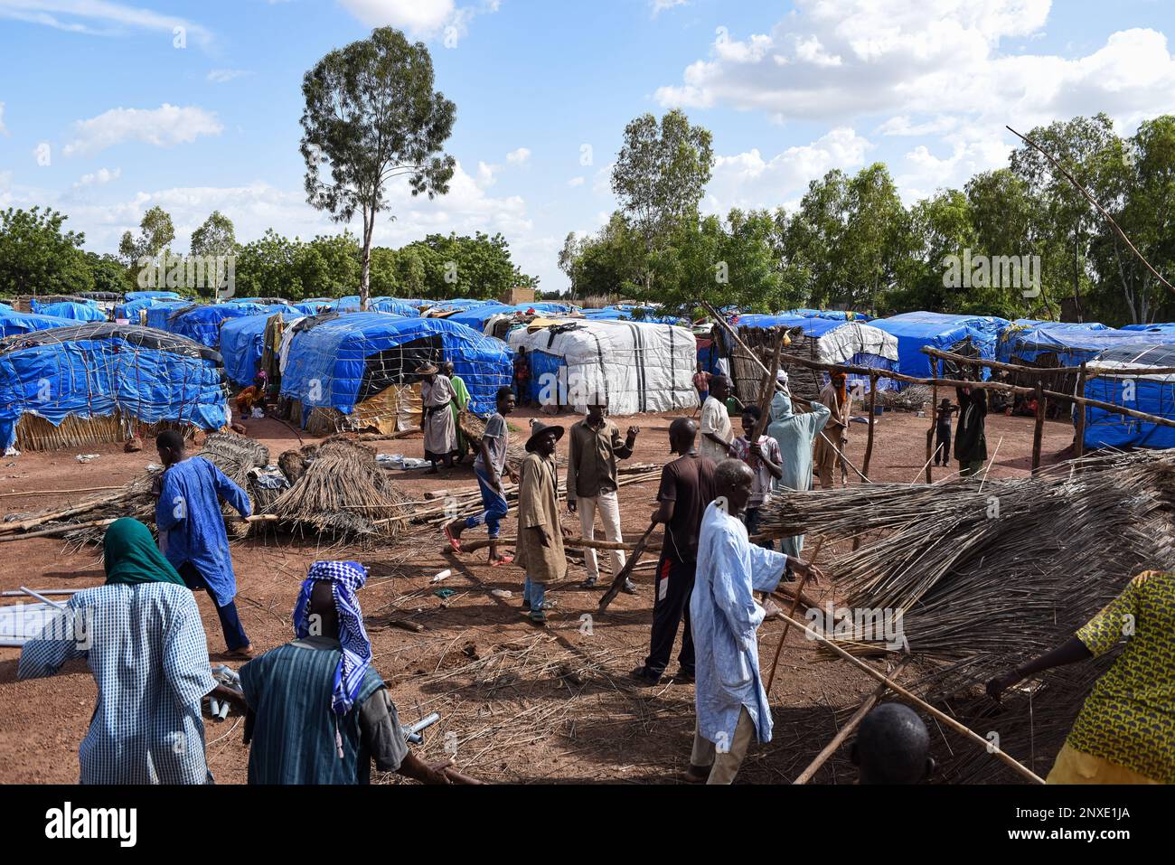 Nicolas Remene / le Pictorium - déplacement au Mali : personnes déplacées à l'intérieur du pays - 23/7/2020 - Mali / District de Bamako / Bamako - à l'intérieur du pays di Banque D'Images