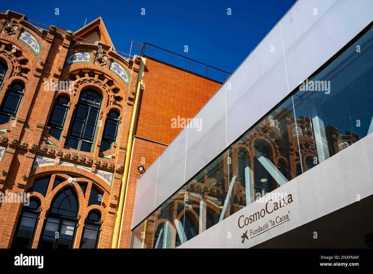 Museo de la Ciencia CosmoCaixa, museo de la ciencia de Barcelona. Banque D'Images