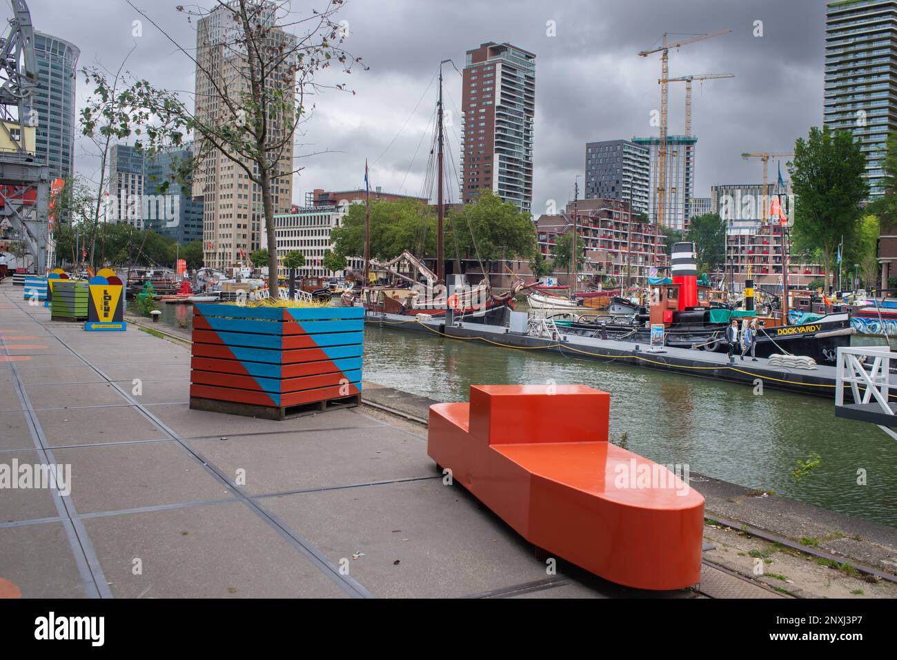 15 septembre 2021, Rotterdam Maritime Museum, South Holland, Rotterdam, pays-Bas. Le musée du port de Leuvehaven, la bigge des pays-Bas Banque D'Images