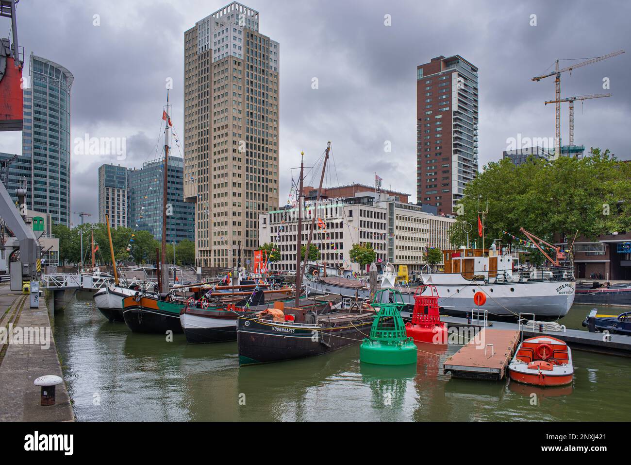 15 septembre 2021, Rotterdam Maritime Museum, South Holland, Rotterdam, pays-Bas. Le musée du port de Leuvehaven, la bigge des pays-Bas Banque D'Images
