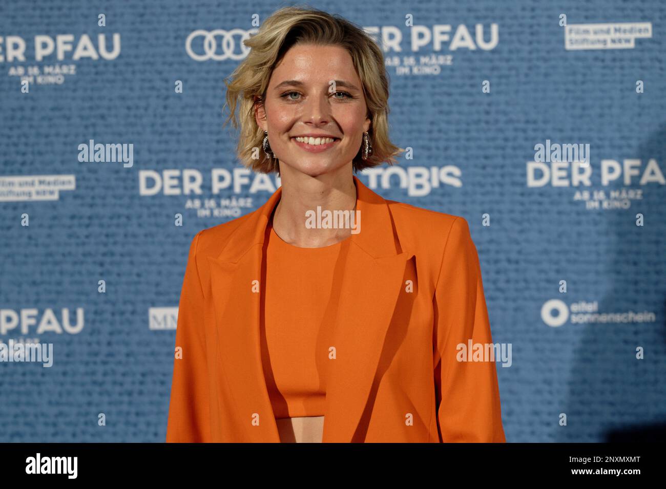 Cologne, Allemagne. 01st mars 2023. L'actrice Svenja Jung vient à la première du film 'The Peacock'. Credit: Henning Kaiser/dpa/Alay Live News Banque D'Images