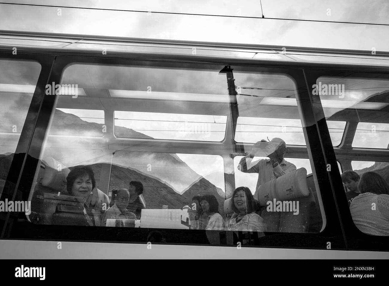 La Suisse, le Canton d'Uri, de l'Oberalp Pass Banque D'Images