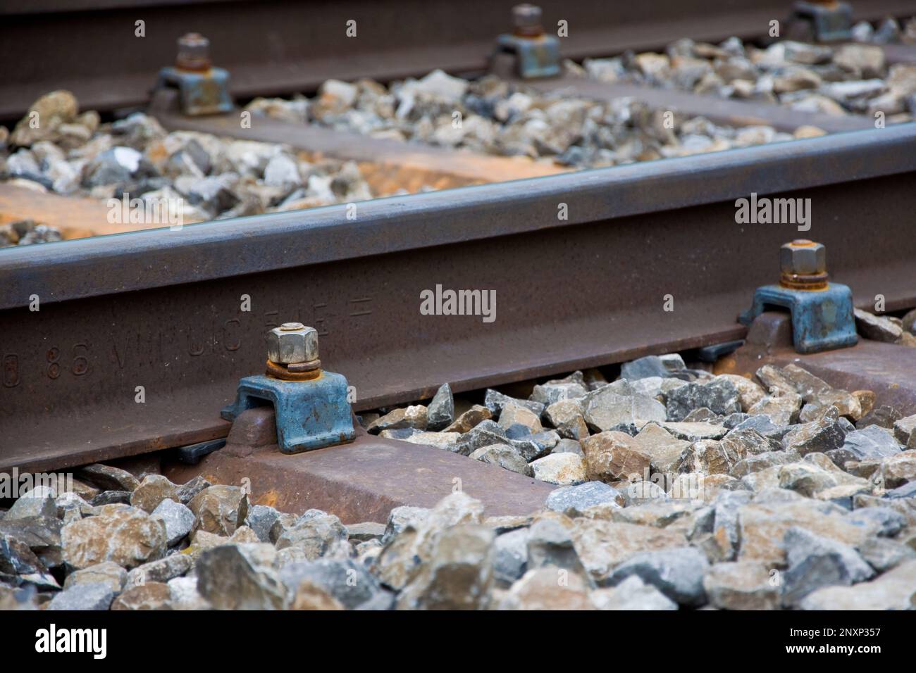 La Suisse, dans le canton de Berne, les terres de l'Emmental, Ferroviaire Banque D'Images