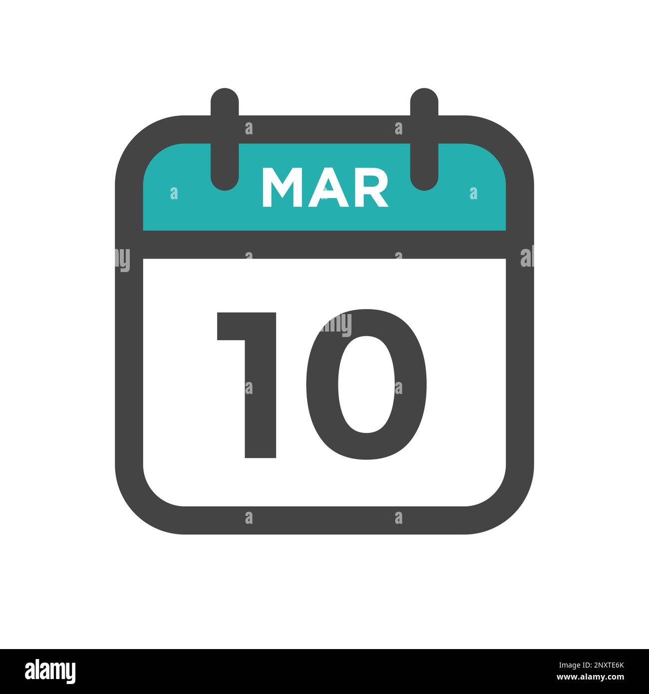 10 mars Banque d'images vectorielles - Alamy