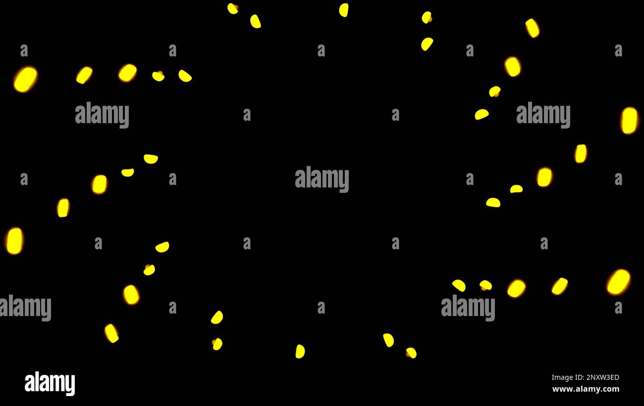 Des témoins lumineux s'allument sur fond noir. Conception. Des ampoules en forme de spirale rotatives créent un effet de couloir Banque D'Images