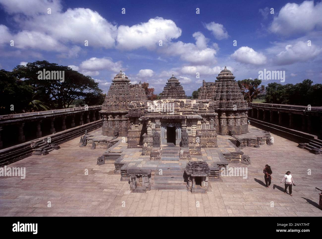 Le temple Prasanna Chennakesava à somnathpur, construit en 1268 après J.-C., Karnataka, Inde Banque D'Images