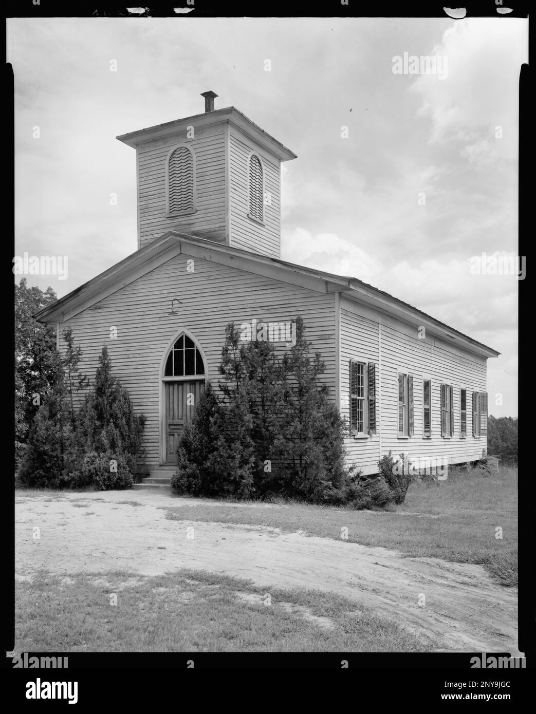 Brittain Church, route 181, comté de Rutherford, Caroline du Nord. Carnegie Etude de l'architecture du Sud. États-Unis Caroline du Nord Comté de Rutherford, églises presbytériennes. Banque D'Images