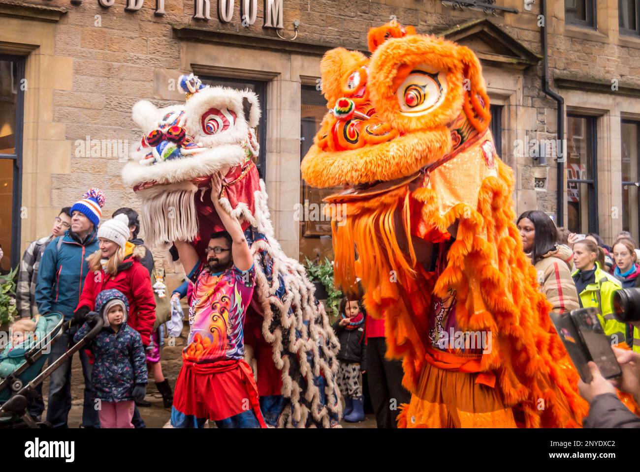 Nouvel an chinois à Lancaster, Royaume-Uni Banque D'Images